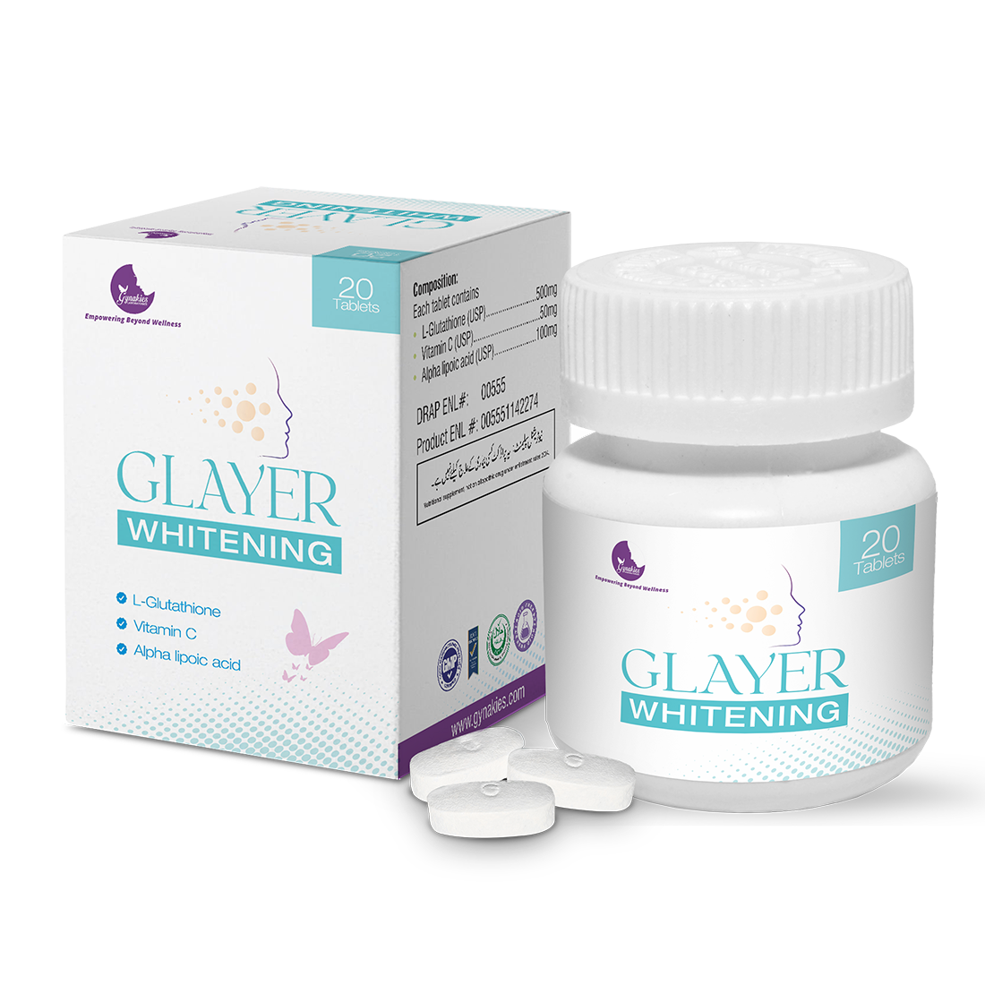 GLAYER WHITENING (20 Tablets)